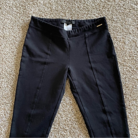 BCBGMaxAzria Seamed Pull On Pants Jeggings Women’s Large Petite Black Comfort - Picture 3 of 12